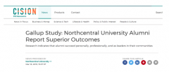 盖洛普发布研究报告——美国北方中央大学（NCU）校友报告取得卓越成果